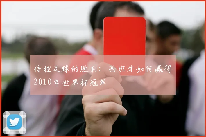 传控足球的胜利：西班牙如何赢得2010年世界杯冠军